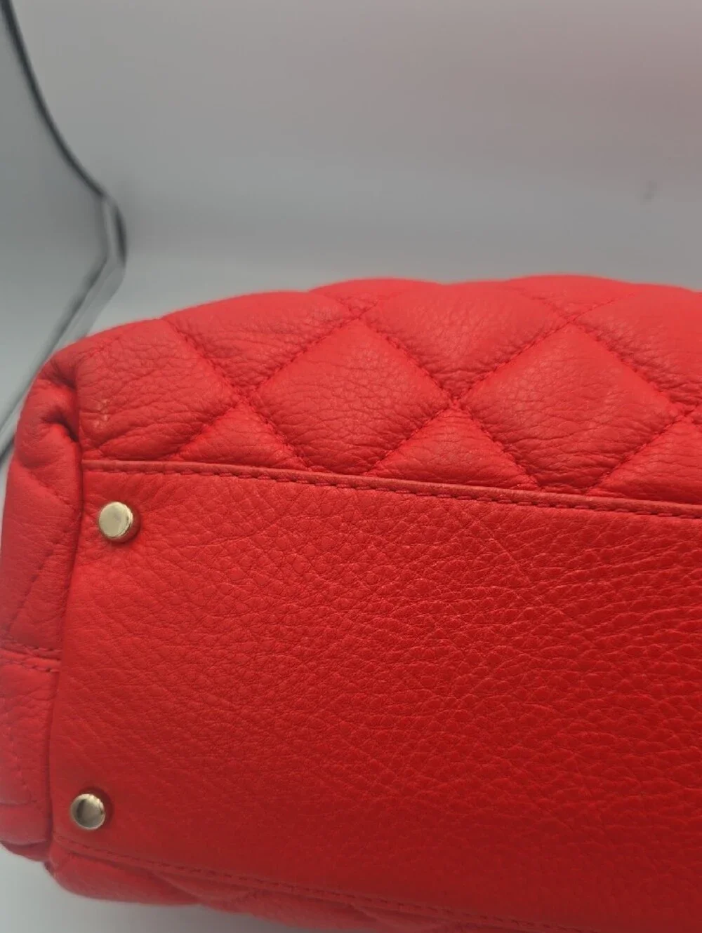 Kate Spade Orange Liberty Street Helena Quilted Chain Med Shoulder Bag (GOOD)🧡